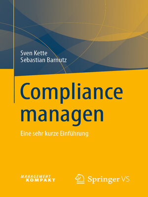 cover image of Compliance managen